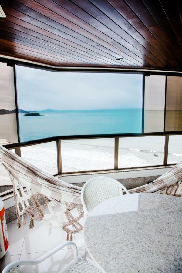 Apto Frente Mar Bal Camboriu Pe Na Areia Fantastica E Encantadora Vista Mar บัลเนอาริโอ กังโบริว ภายนอก รูปภาพ