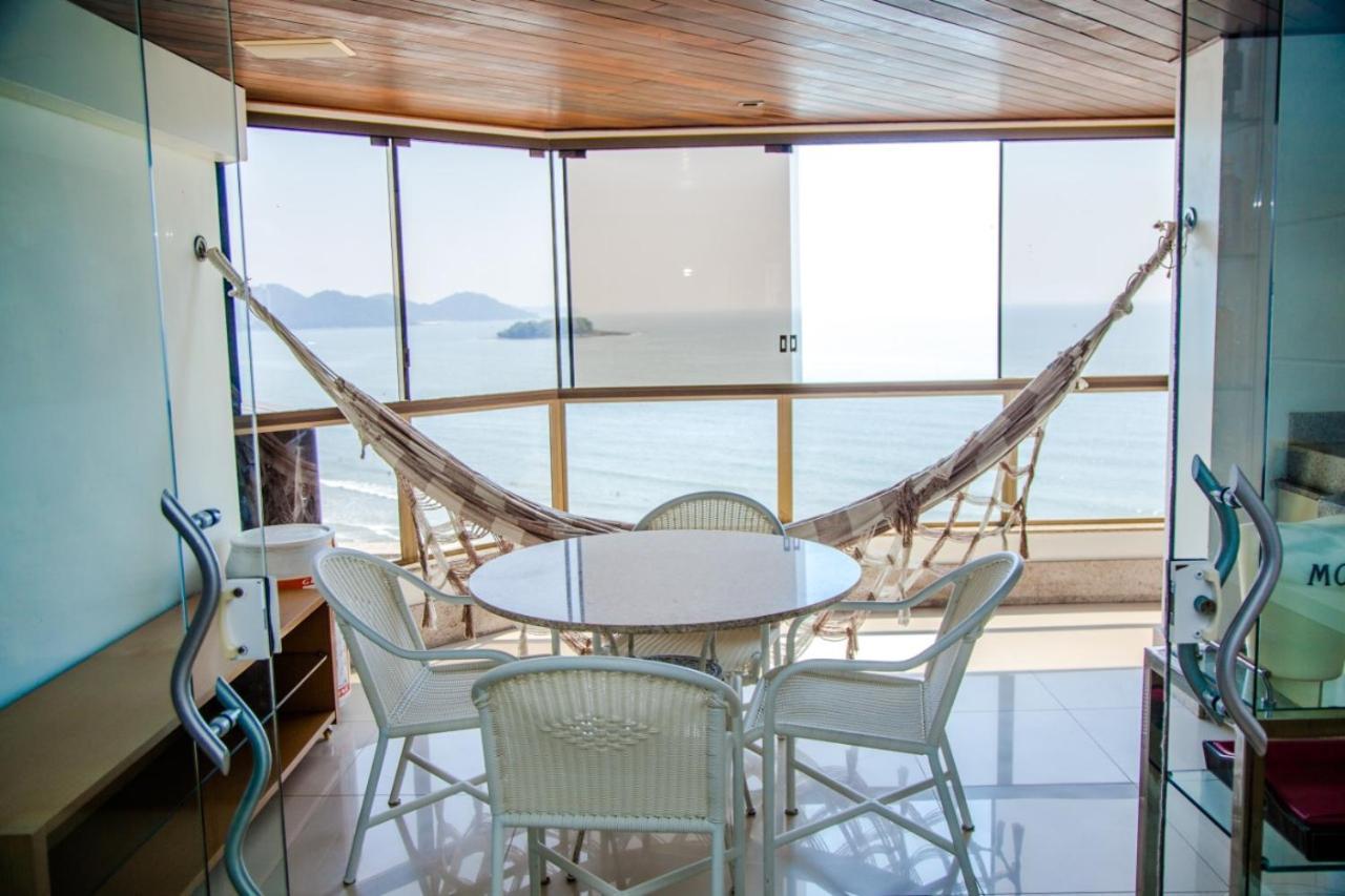 Apto Frente Mar Bal Camboriu Pe Na Areia Fantastica E Encantadora Vista Mar บัลเนอาริโอ กังโบริว ภายนอก รูปภาพ
